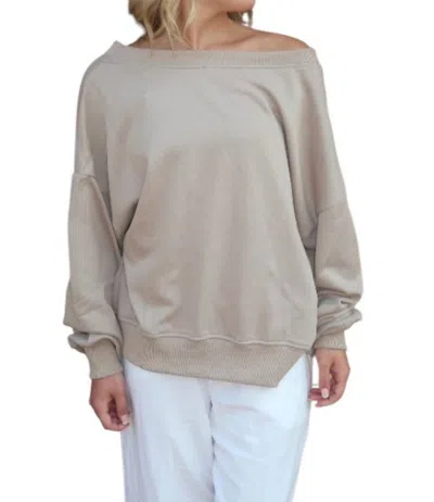 Pol Everyday Long Sleeve In Light Grey