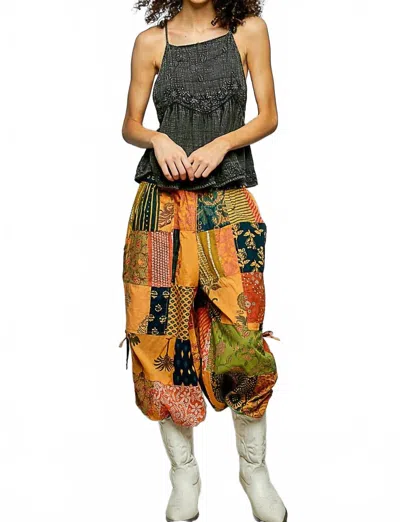 Pol Golden Hour Duo Embroidered Camis In Black