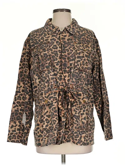 Pre-owned Pol Jacket In Brown