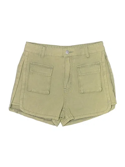 Pre-owned Pol Khaki Shorts In Green