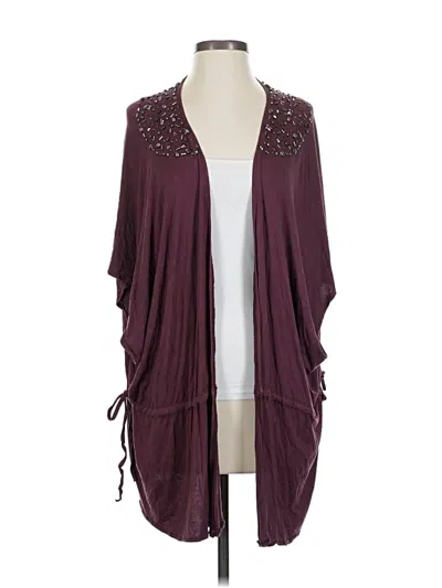 Pre-owned Pol Kimono In Burgundy