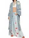 Pol Lace Denim Patches Jacket In Blue