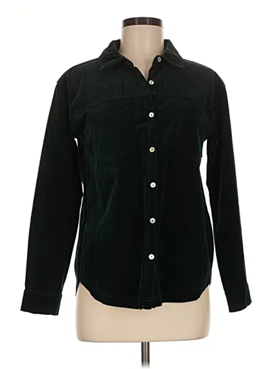 Pre-owned Pol Long Sleeve Blouse In Black