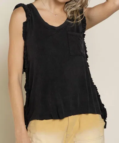 Pol Monroe Tank Top In Black