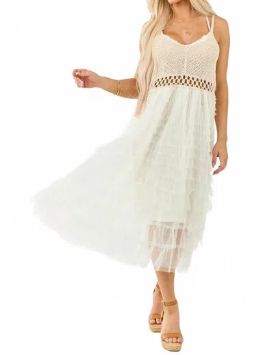 Pol Nashville Nights Dress In White