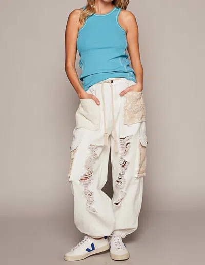 Pol Once You Know Jogger In Off White