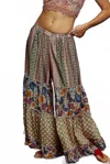 Pol Pattern Printed Wide Leg Pants In Multi In Multi
