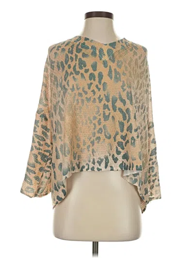 Pre-owned Pol Poncho In Gold