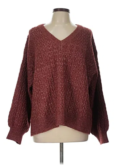Pre-owned Pol Pullover Sweater In Burgundy