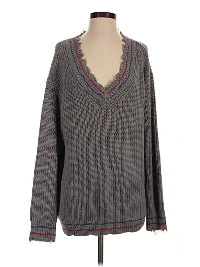 Pre-owned Pol Pullover Sweater In Gray