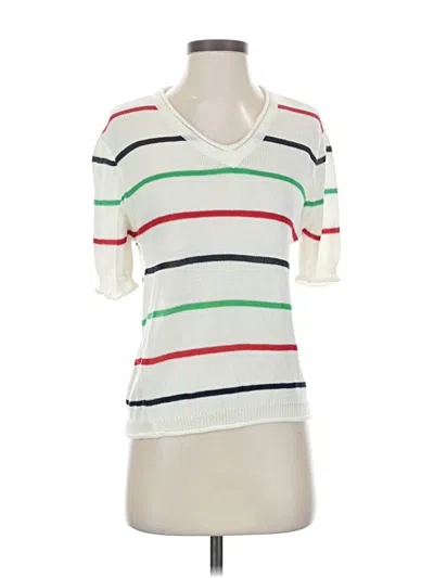 Pre-owned Pol Pullover Sweater In White