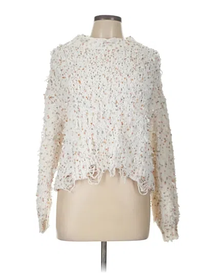 Pre-owned Pol Pullover Sweater In White