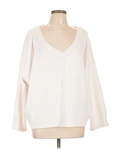 Pre-owned Pol Pullover Sweater In White