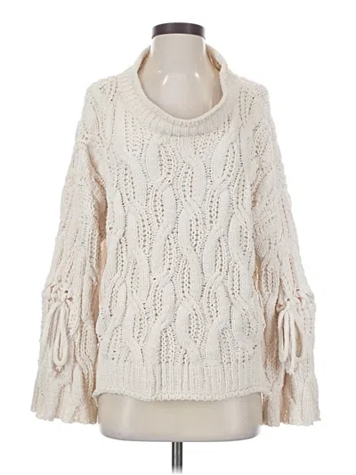 Pre-owned Pol Pullover Sweater In White