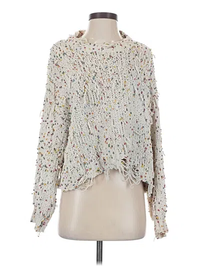 Pre-owned Pol Pullover Sweater In White