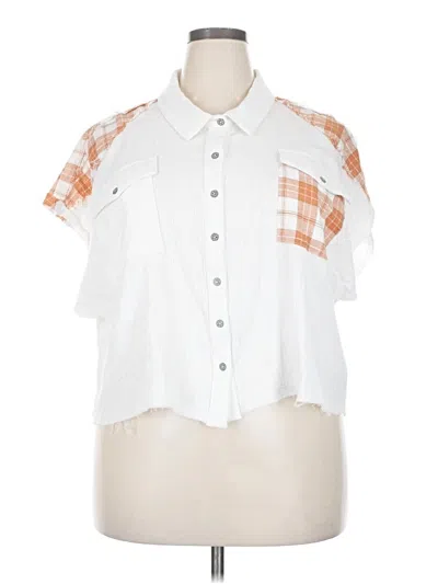 Pre-owned Pol Short Sleeve O Shirt In White