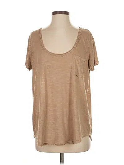 Pre-owned Pol Short Sleeve T-shirt In Brown