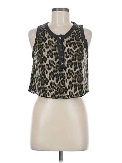 Pre-owned Pol Sleeveless Blouse In Black