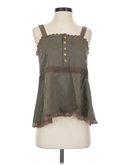 Pre-owned Pol Sleeveless Blouse In Green