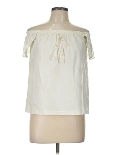 Pre-owned Pol Sleeveless Blouse In Ivory
