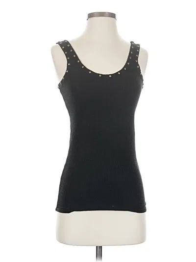 Pre-owned Pol Sleeveless Top Black Scoop Neck Tops