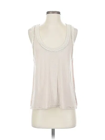 Pre-owned Pol Sleeveless Top Silver Scoop Neck Tops