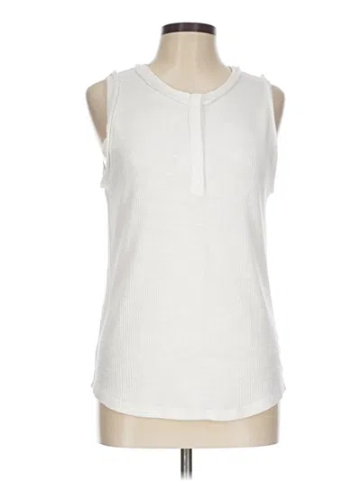 Pre-owned Pol Sleeveless T-shirt In Ivory