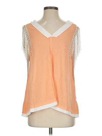 Pre-owned Pol Sleeveless T-shirt In Orange