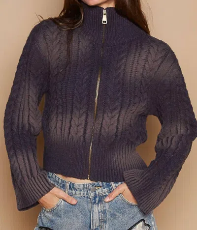 Pol Spray Painted Sweater In Black