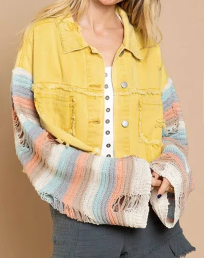 Pol Sunny Jacket In Yellow