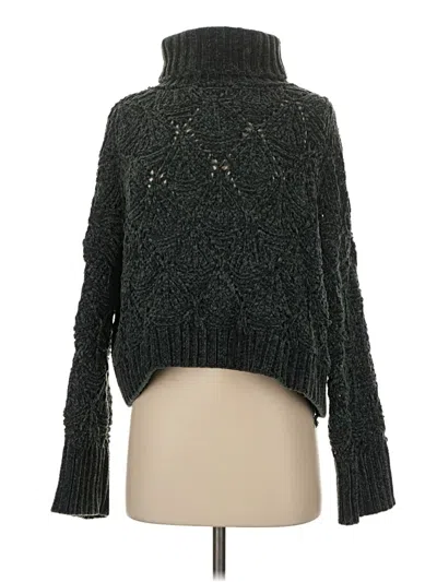 Pre-owned Pol Turtleneck Sweater In Green