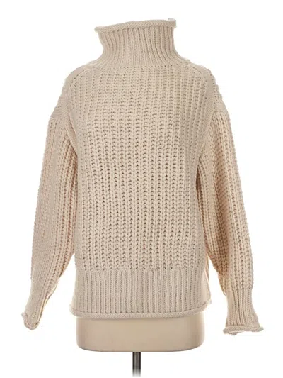 Pre-owned Pol Turtleneck Sweater In Tan