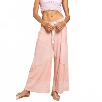 Pol Wide Leg Lounge Pants In Dreamy Rose In Pink