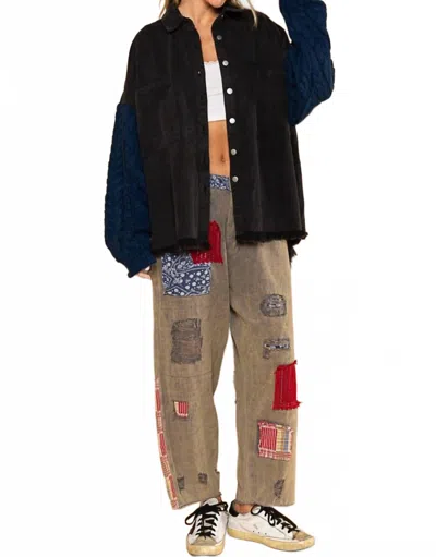 Pol Women's Ready For A Hayride Jacket In Black Ocean