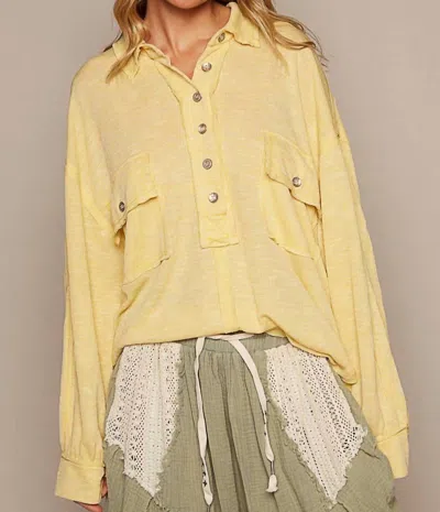 Pol You Are My Sunshine Top In Yellow