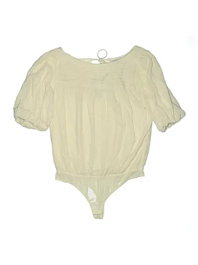 Pre-owned Polagram 3/4 Sleeve Blouse In Ivory