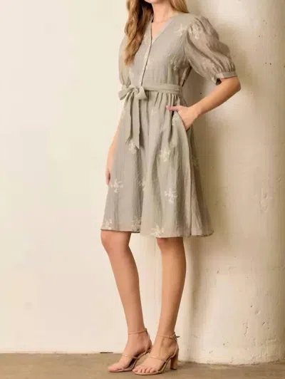 Polagram Audie Dress In Grey
