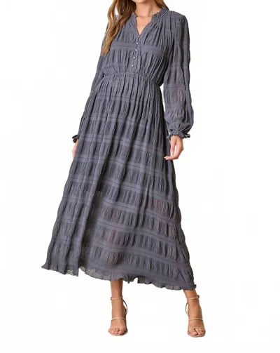 Polagram Aurora Dress In Blue