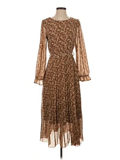 Pre-owned Polagram Casual Dress In Brown