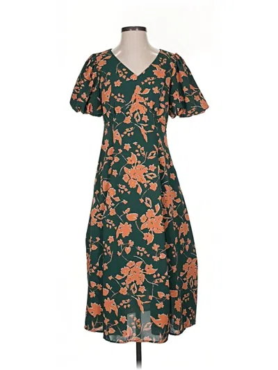 Pre-owned Polagram Casual Dress In Green