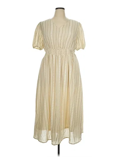 Pre-owned Polagram Casual Dress In Ivory