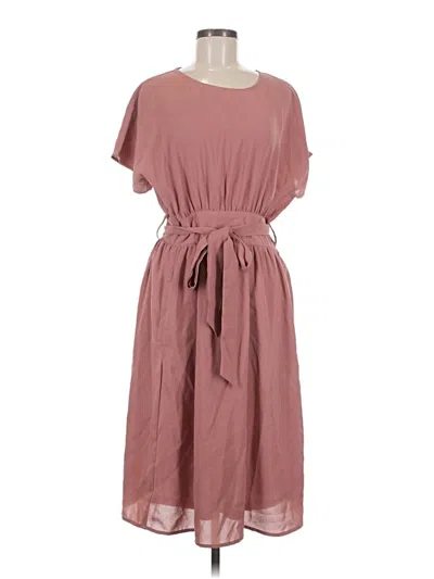 Pre-owned Polagram Casual Dress In Pink