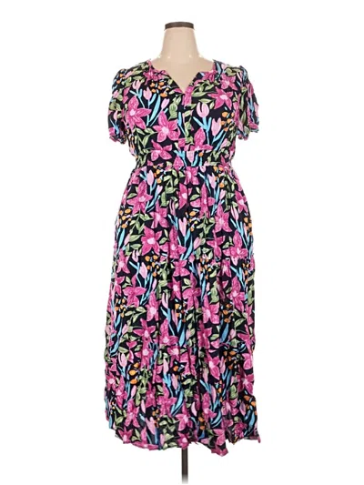Pre-owned Polagram Casual Dress In Pink