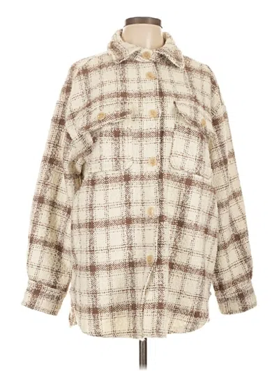 Pre-owned Polagram Coat In Ivory