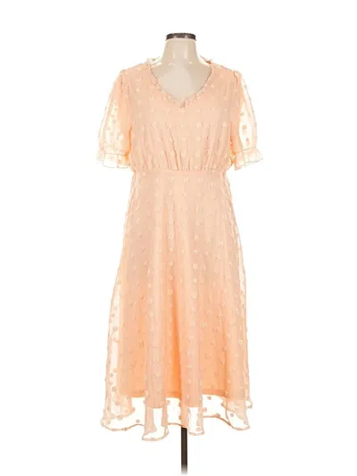 Pre-owned Polagram Cocktail Dress In Orange