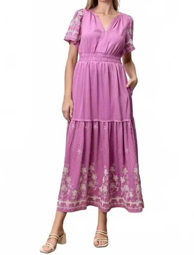 Polagram Corinne Dress In Purple