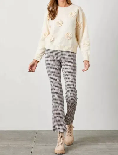 Polagram Corletta Sweater In Cream In White