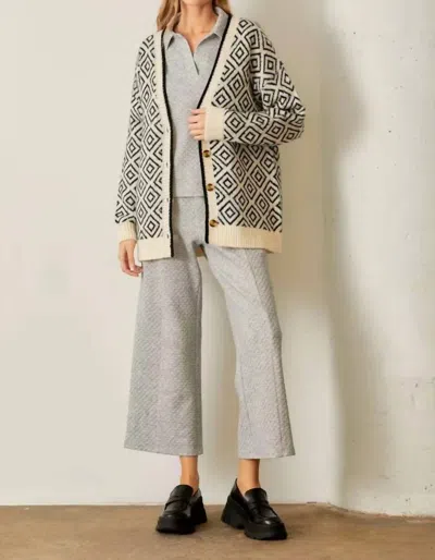 Polagram Edmund In Ivory/black In Multi