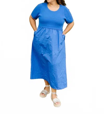Polagram Emersyn Midi Dress - Plus In Blue