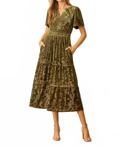 Polagram Fern Dress In Green